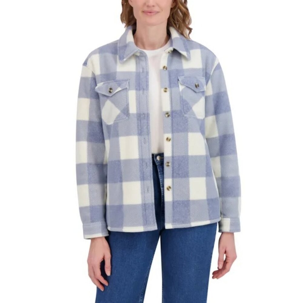 SAGE Women's Plush Shirt Jacket